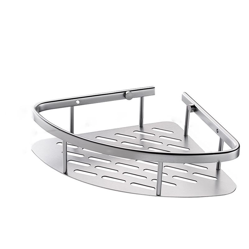 Avtoit | 3-piece modern bathroom accessory set aluminum bathroom shelf in silver