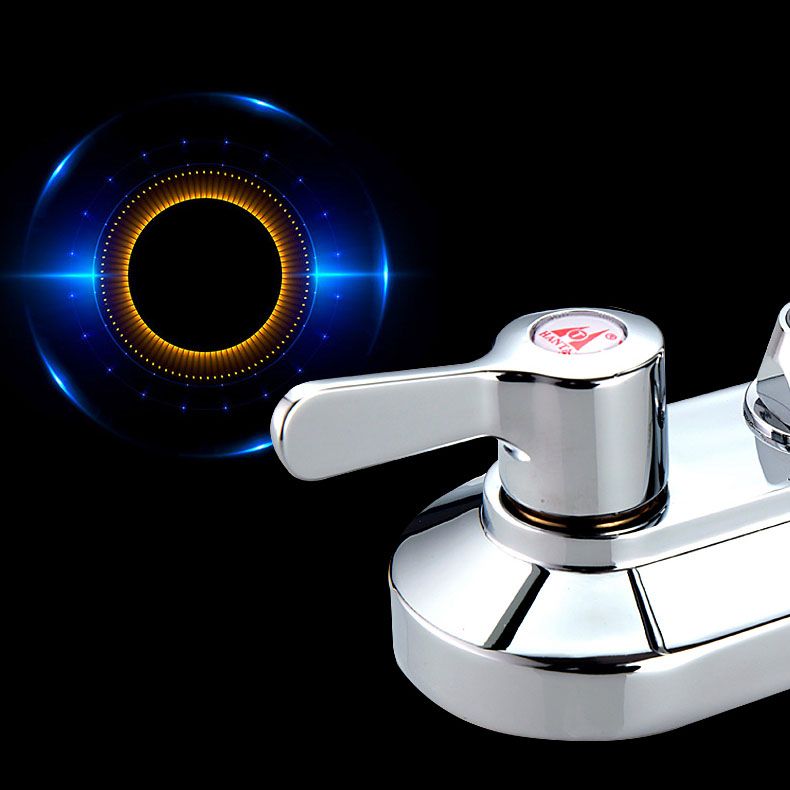 Avtoit | High Arch Brass Bathroom Faucet Double Handle Basin Tap