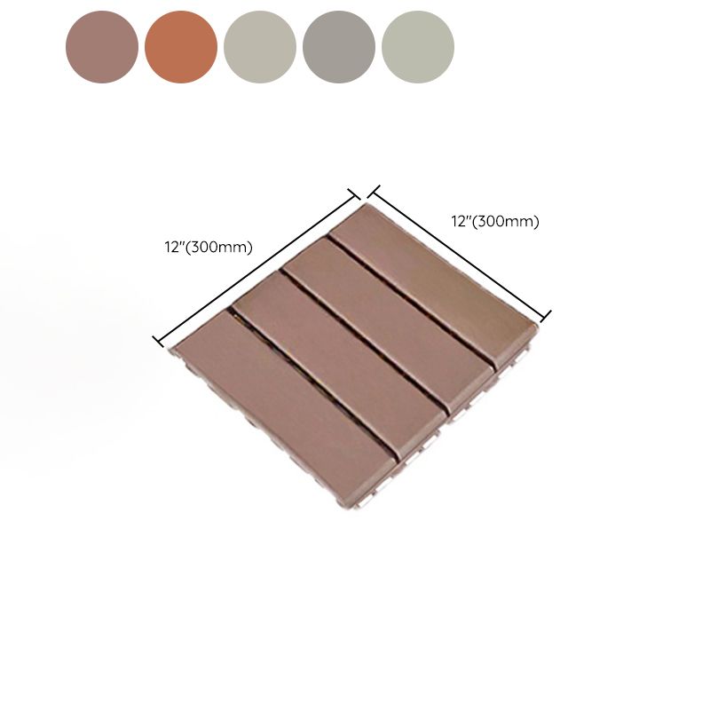 Avtoit | 4-Slat 12" X 12" PVC Floor Tiles Connection Installation Floor Tiles