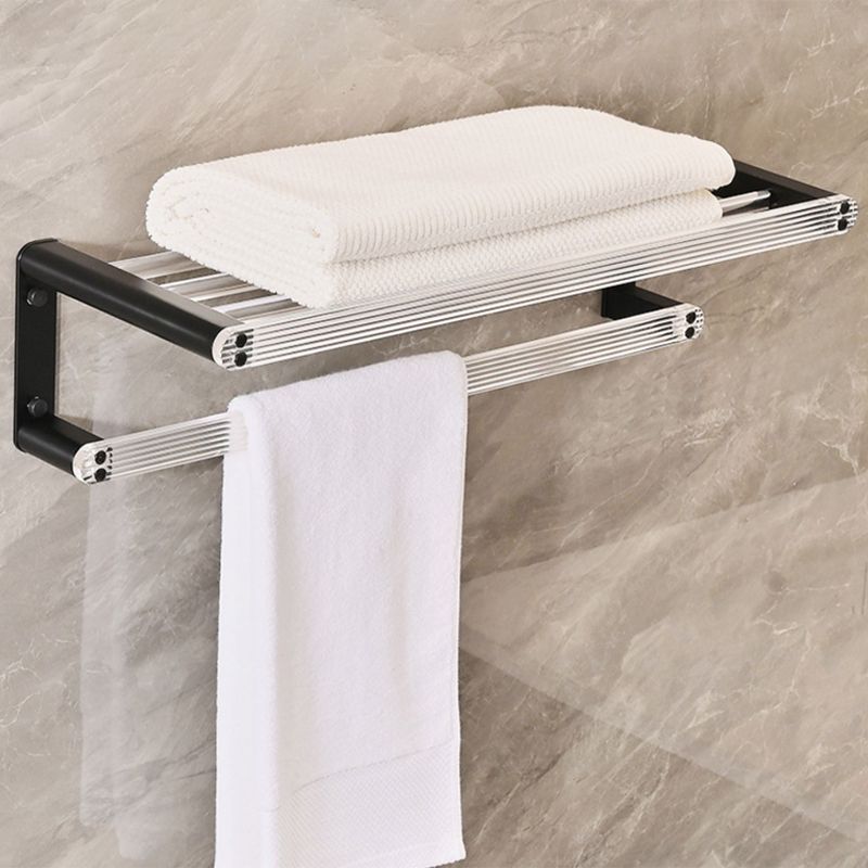 Avtoit | Modern Bath Accessories Set Black Towel Bar Bath Shelf Bathroom Fixtures Set
