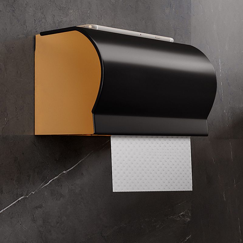 Avtoit | Black and Brass Bathroom Hardware Set Modern Stainless Steel Bathroom Shelf/Towel Holder/Paper Holder