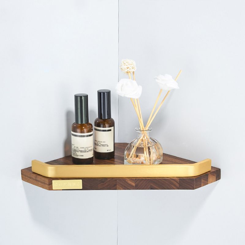 Avtoit | Wood and Aluminum Bath Hardware Set Golden Bathroom Accessory Set
