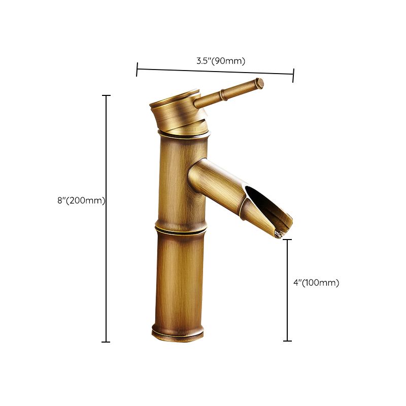 Avtoit | Country style single hole basin faucet with a lever handle