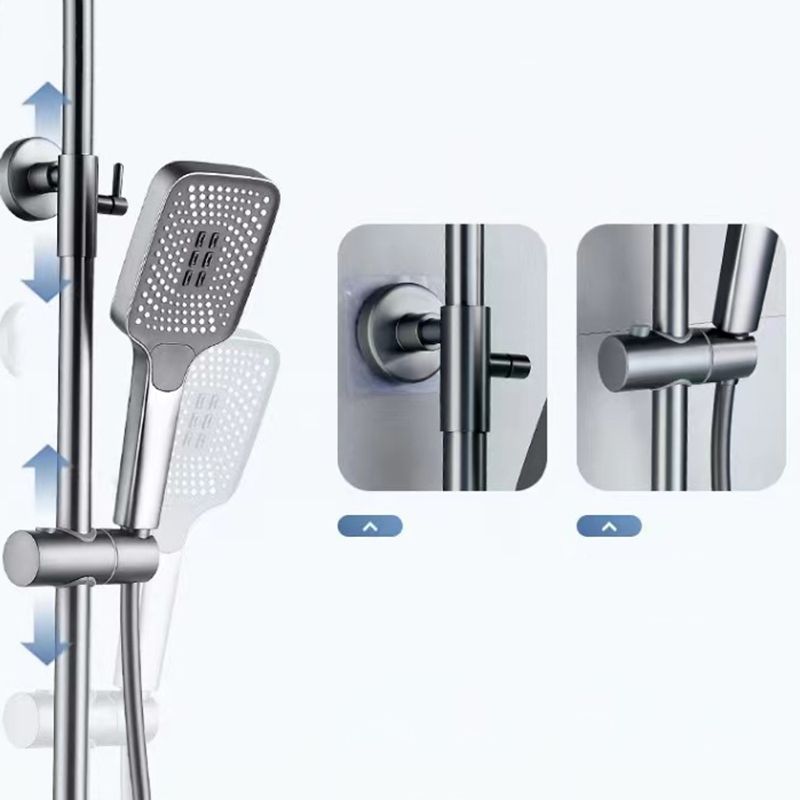 Avtoit | Modern adjustable swivel shower head metal shower fixture on the wall