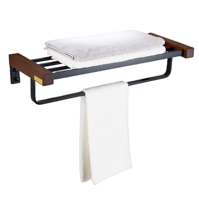 Avtoit | Metal Bathroom Accessories Set Walnut Brown Bathroom Accessories Set