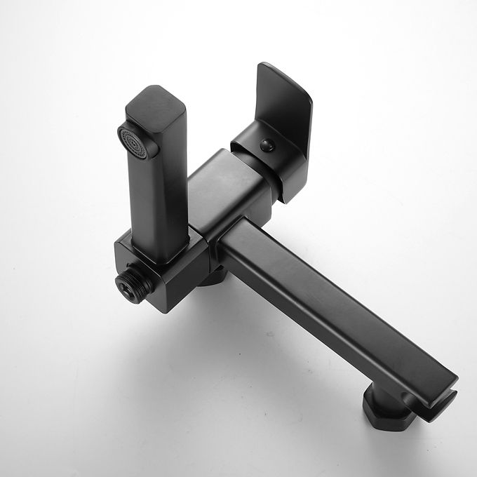 Avtoit | Wall-mounted metal bathtub faucet low arc swivel bathroom faucet