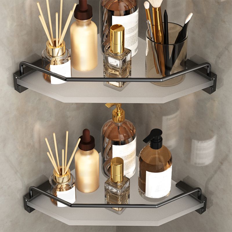 Avtoit | Modern Bathroom Accessories Set Bathroom Shelf Towel Holder Black Bathroom Accessories Set