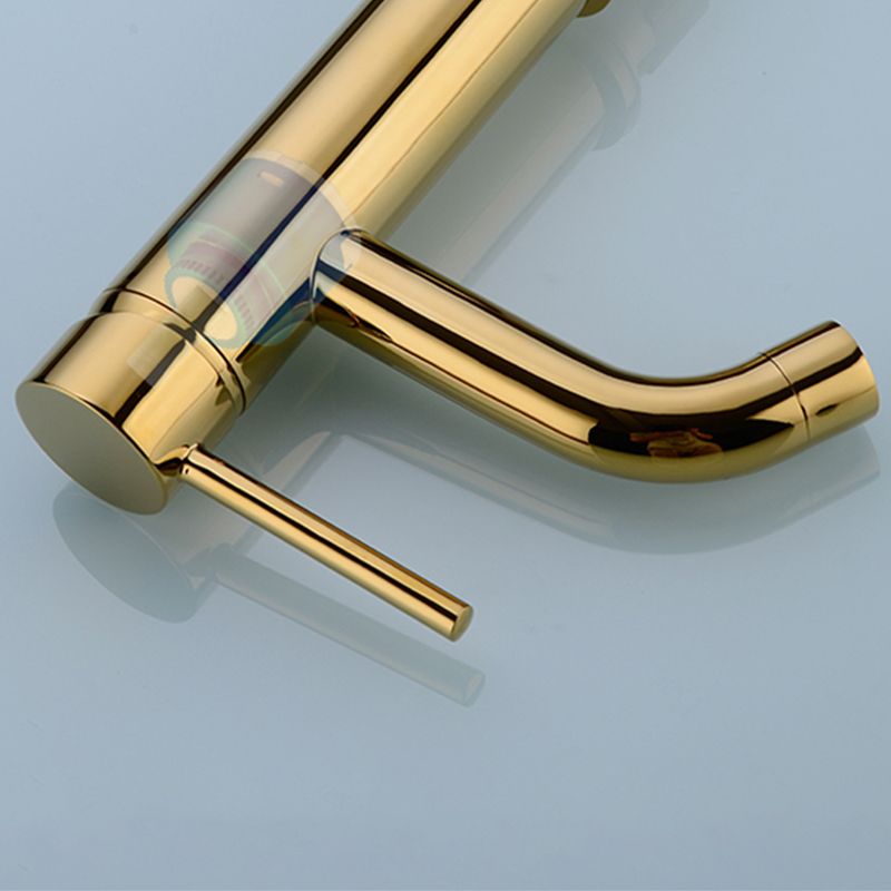 Avtoit | Modern 1-Hand Basin Faucet Gold Brushed Sink Faucet Brass