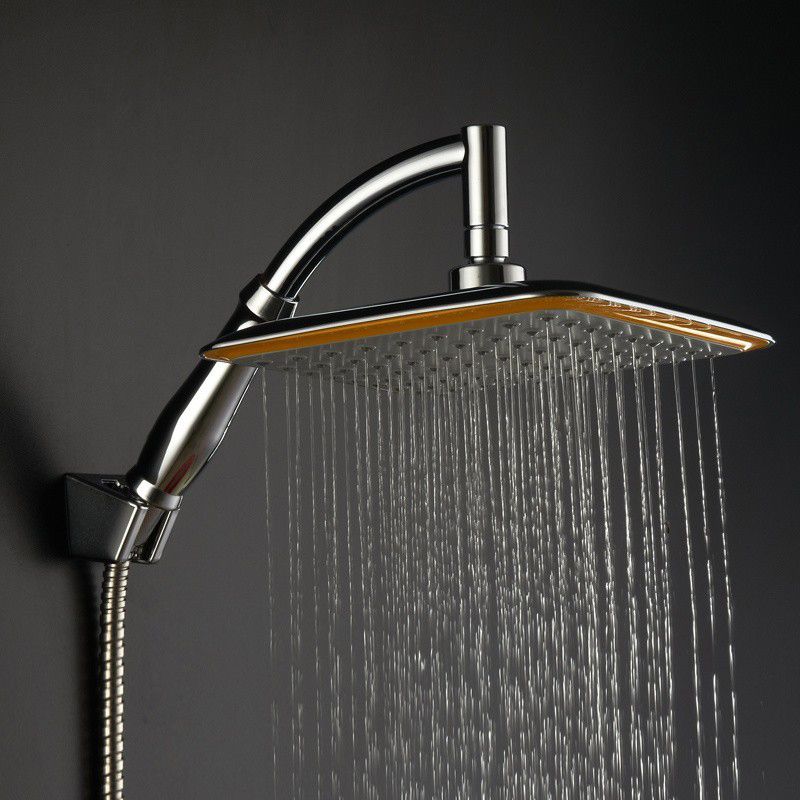 Avtoit | Modern Square Showerhead Combo Chrome Rainfall Showerhead
