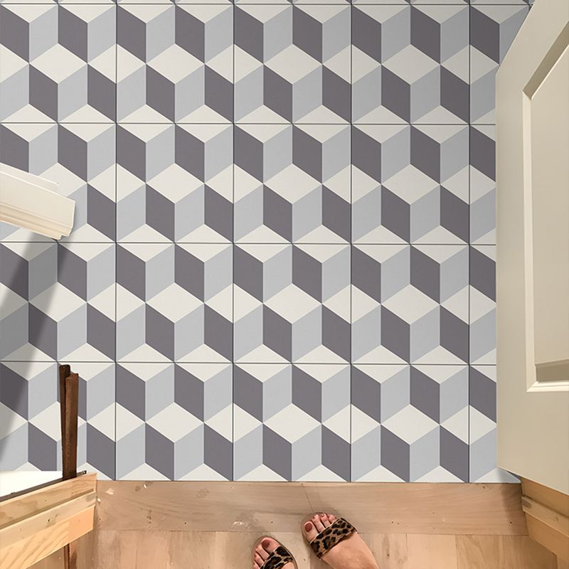 Avtoit | Square Interior Vinyl Flooring Peel and Stick 3D Print Vinyl Flooring