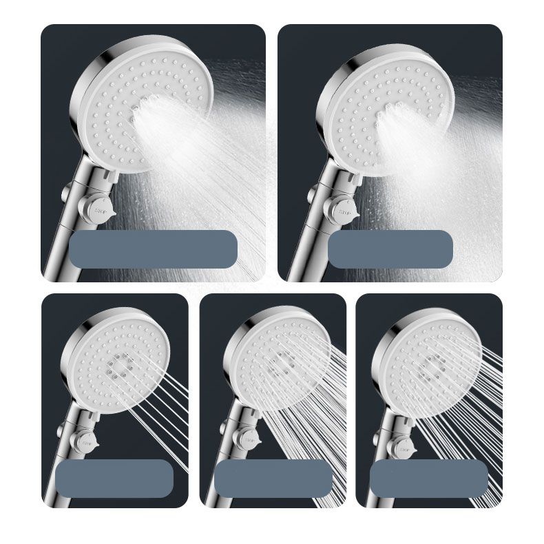 Avtoit | Contemporary Hand Shower Round Shower Head Combo in Silver