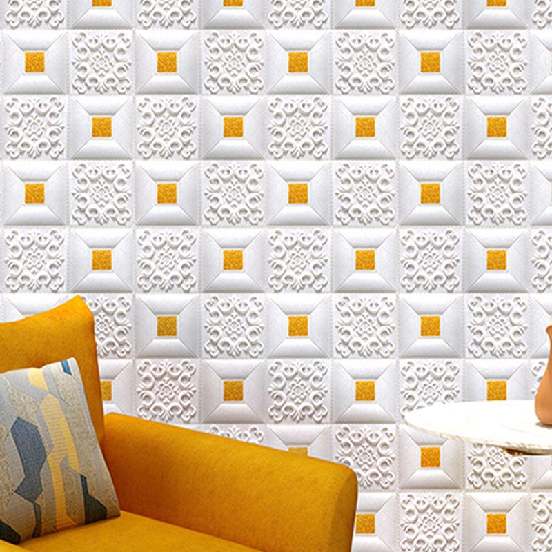 Avtoit | Modern Pearl Wall Bowls PVC Wall Access Panel Peel and Stick Wall Tile Set of 10