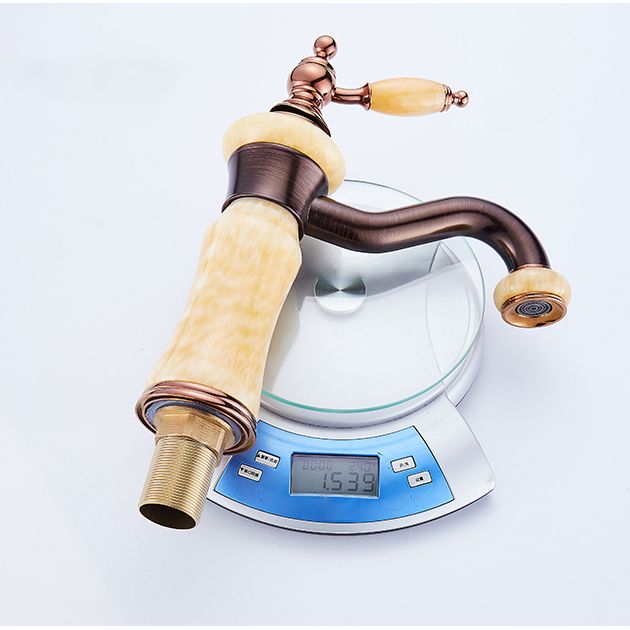 Avtoit | Luxury Ship Basin Faucet Lever Handle Round Ship Basin Bathroom Faucet