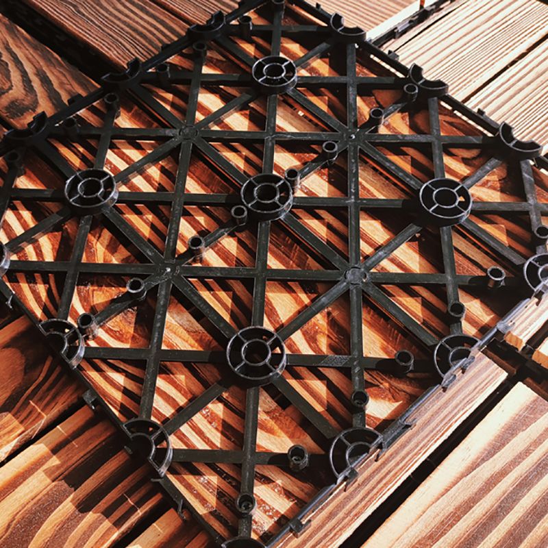 Avtoit | 4-Slat Wood Floor Tiles Interlocking Installation Floor Tiles