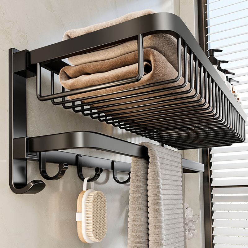 Avtoit | Modern Bathroom Accessory Set Black Bathroom Shelf Bathroom Accessory Set