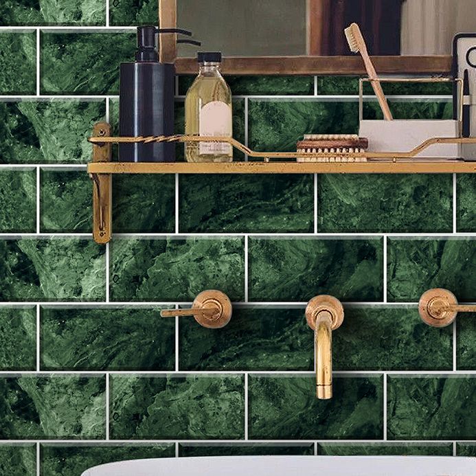 Avtoit | Mosaic tiles peel and attach tiles PVC backsplash peel and attach wall tiles in green