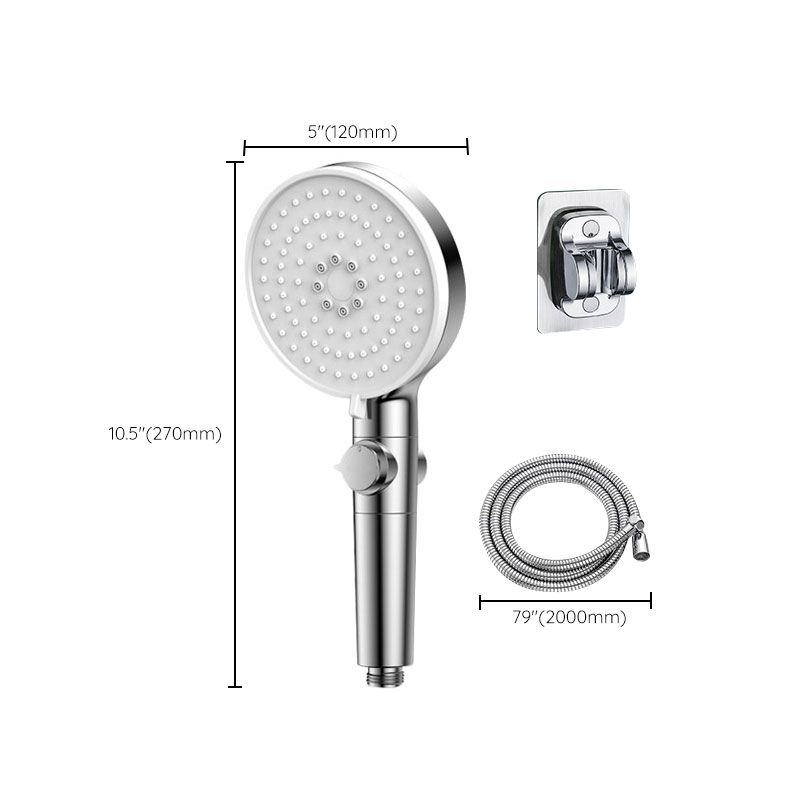 Avtoit | Contemporary Hand Shower Round Shower Head Combo in Silver