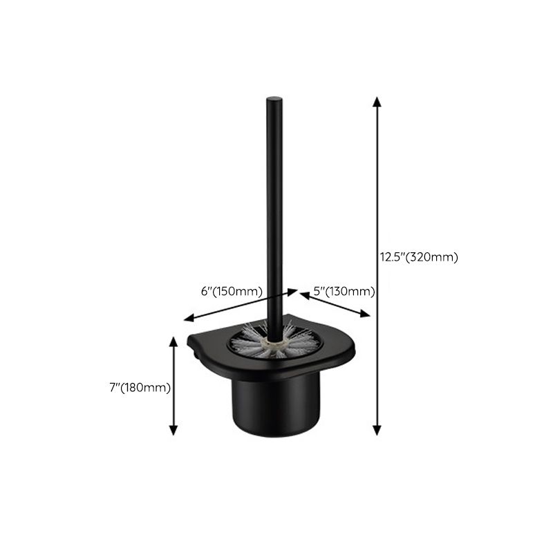 Avtoit | Modern Bathroom Accessory Set Bath Shelf Towel Holder Matte Black Bath Hardware Set