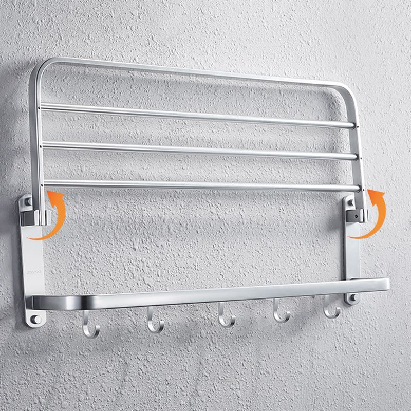 Avtoit | Contemporary bathroom accessory set made of aluminum with towel holder/bath shelf