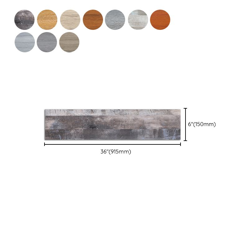 Avtoit | Modern Peel & Stick Mosaic Tiles Plastic Wood Look Fading Resistant Vinyl Plank