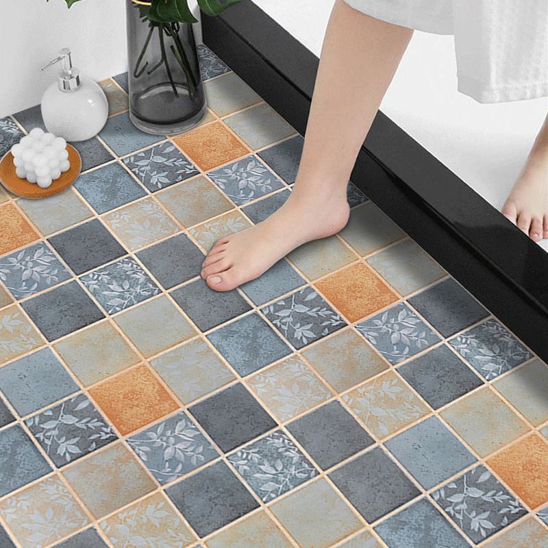 Avtoit | Modern Vinyl Floor Planks Grid Pattern Peel and Stick Vinyl Plank Flooring