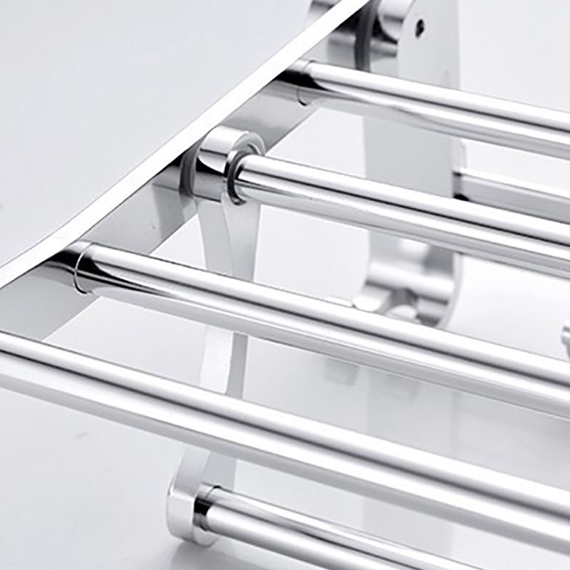 Avtoit | Chrome/Black Classic Bathroom Accessory Set Modern Bath Shelf/Towel Bar & Paper Holder
