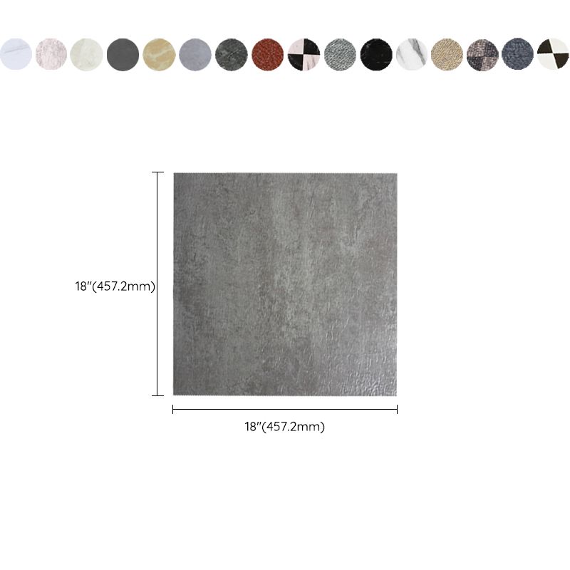 Avtoit | Modern fabric look plastic floor water-repellent square edge floor tiles
