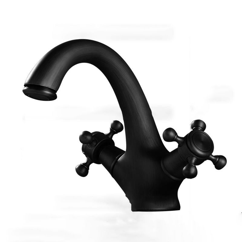 Avtoit | Glam Style Copper Tub Faucet Low Arc Deck Mounted Tub Faucet Set
