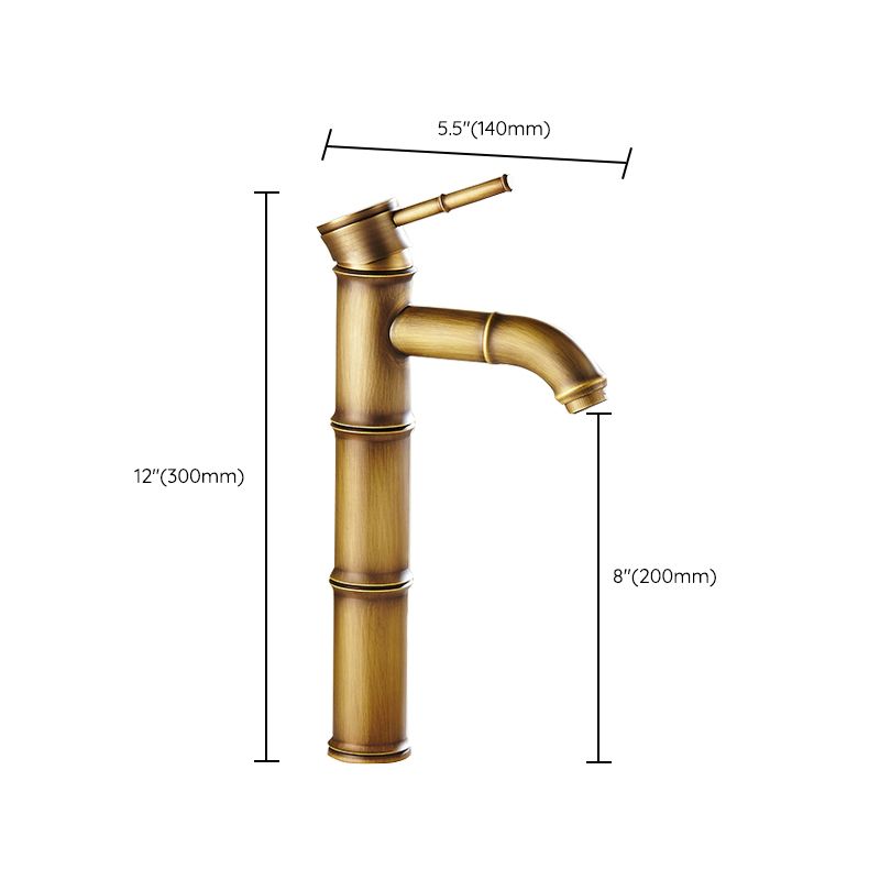 Avtoit | Country style single hole basin faucet with a lever handle