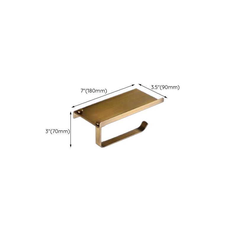 Avtoit | Traditional Bathroom Accessory Set Gold Paper Holder Bathroom Set