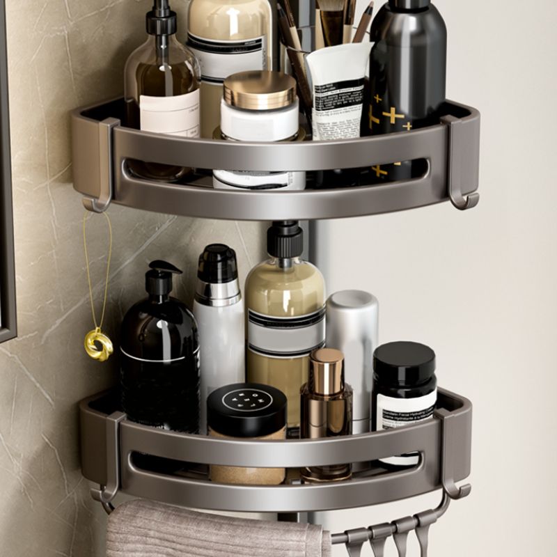 Avtoit | Modern Gray Bathroom Set Paper Holder Bathroom Shelf Bathroom Hardware Set
