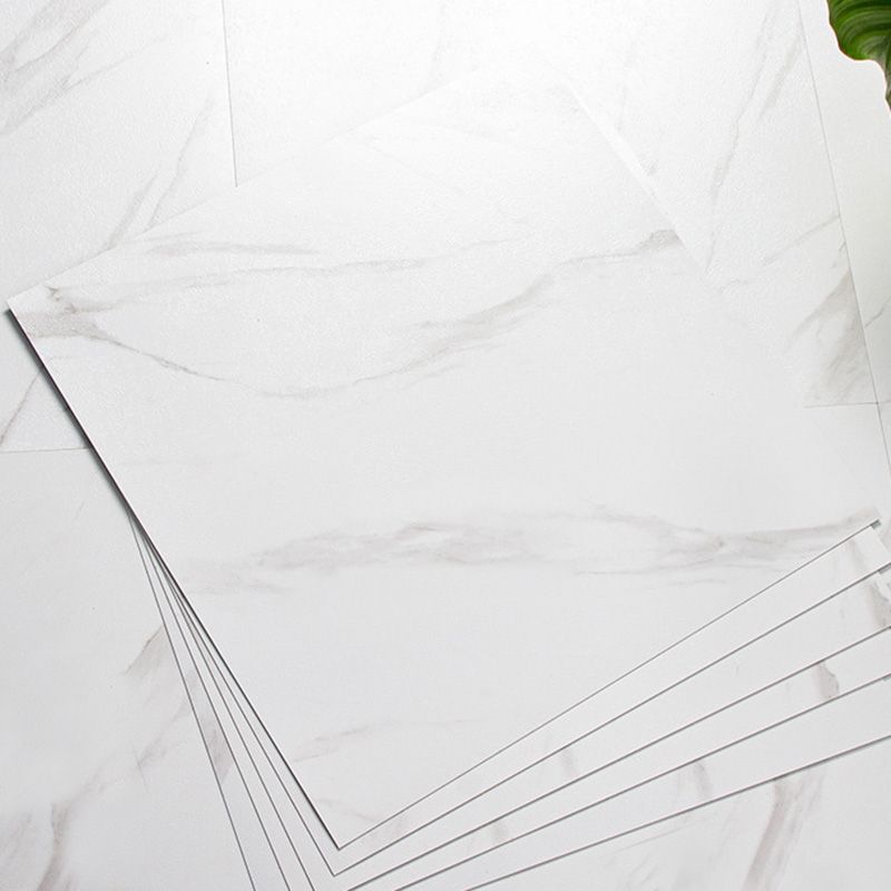 Avtoit | Home Indoor Vinyl Floor Peel and Stick Marble Print Square PVC Flooring