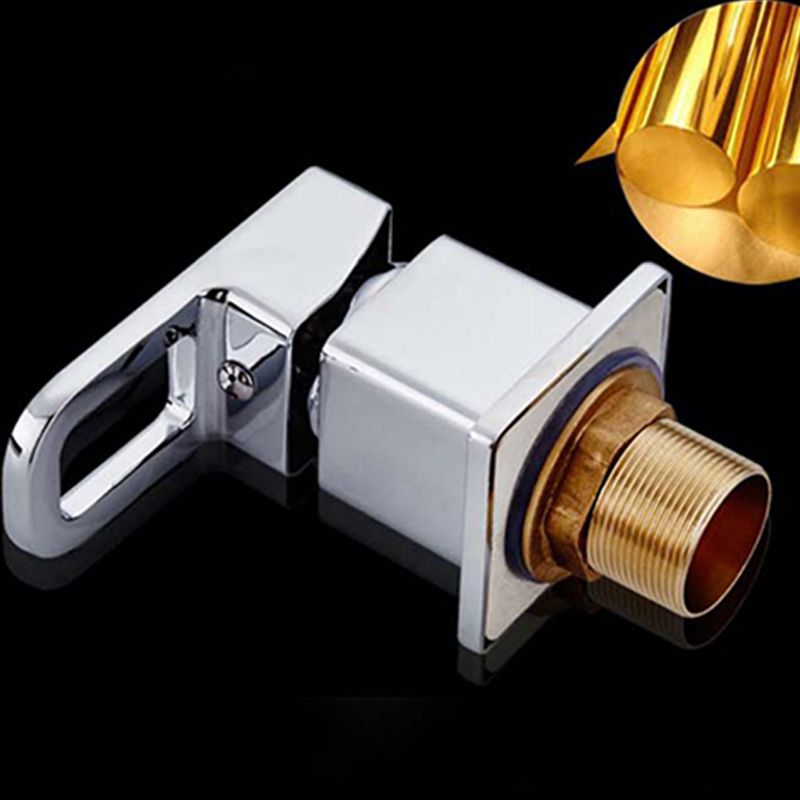Avtoit | Chrome Bath Faucet Trim with Lever Handle Deck Mounted Bathtub Faucet