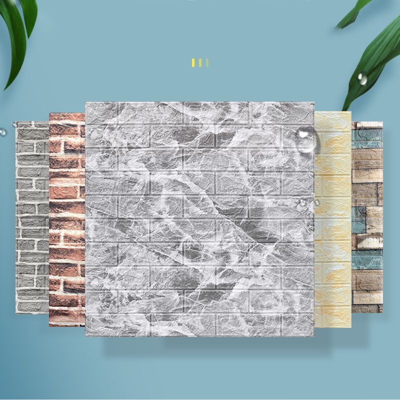 Avtoit | 3D embossing interior wall panel self-adhesive square wall panel