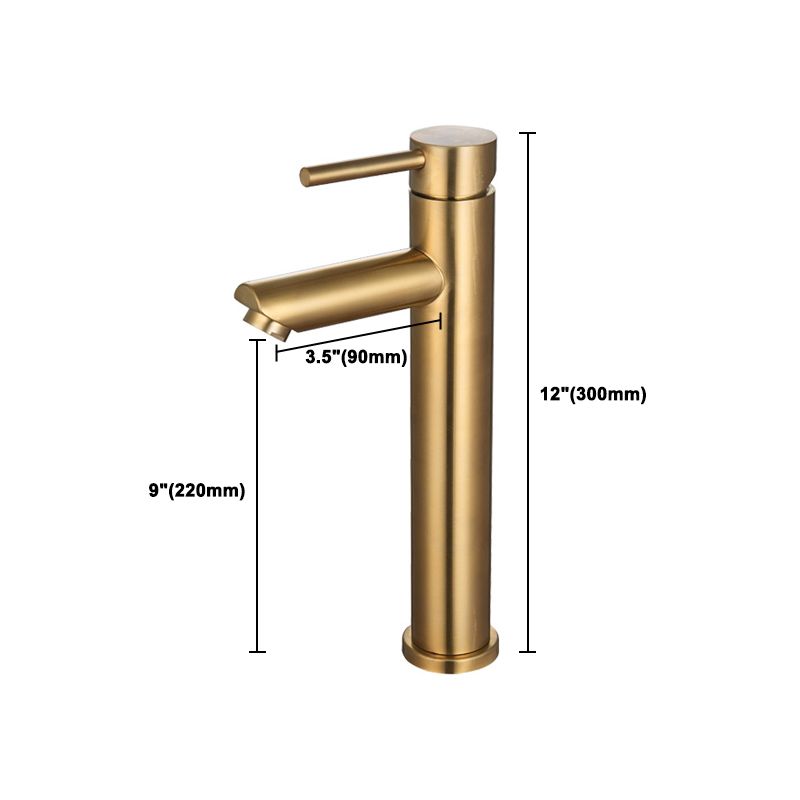 Avtoit | 1-Handle Gold Nickel Wide-Running Faucet Single Hole Lever Sink Faucet with Drain