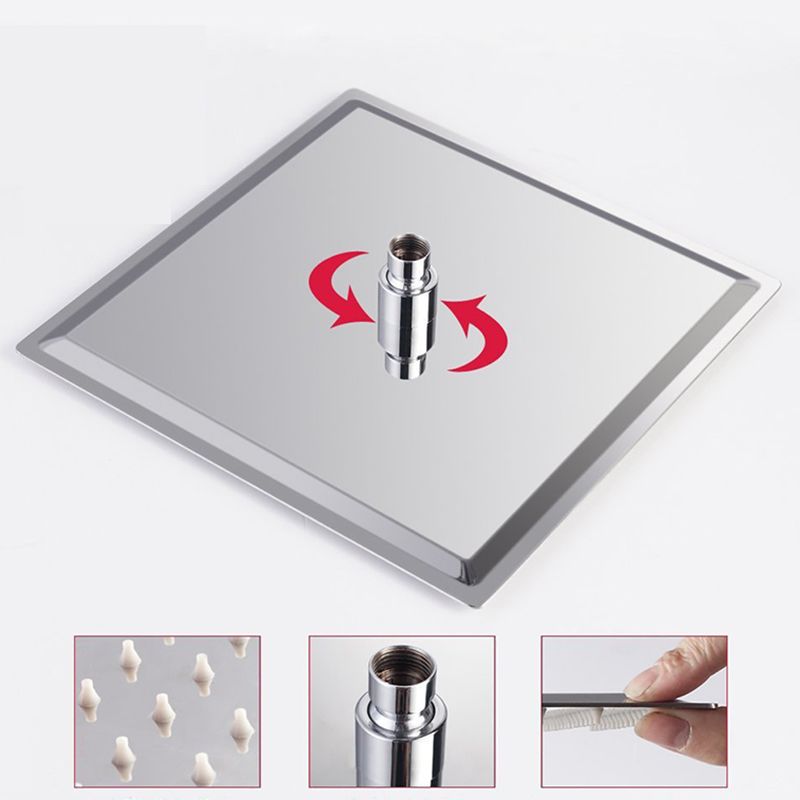 Avtoit | Wall Mounted Fixed Shower Head Modern Style Metal Shower Head