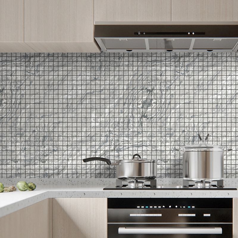 Avtoit | Mosaic Tile Peel and Stick Tile PVC 3D Kitchen Backsplash Peel and Stick Wall Tile