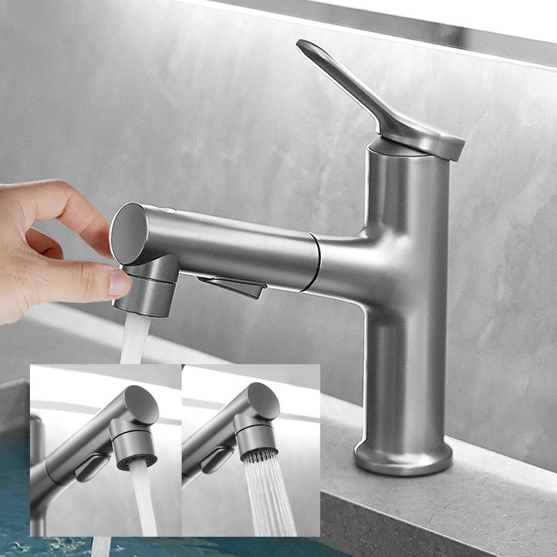 Avtoit | Contemporary Single Color Faucet Low Arc Centerset Sink Faucet for Bathroom
