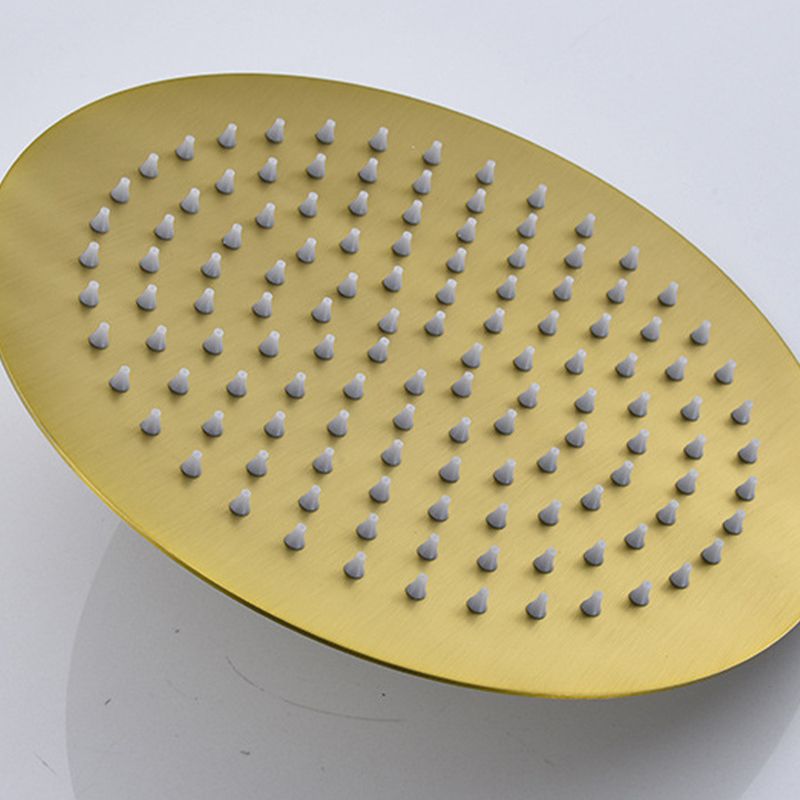 Avtoit | Polished brass round fixed shower head stainless steel wall mounted shower head