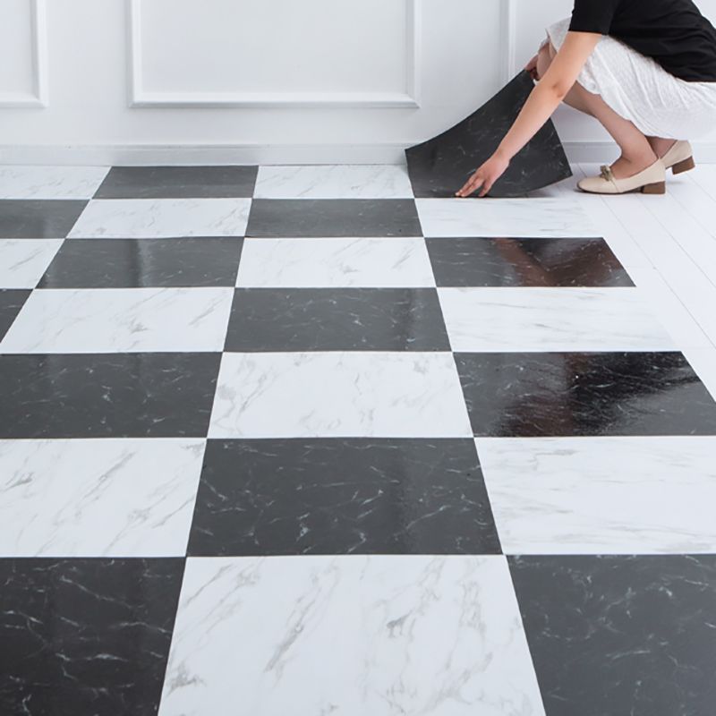 Avtoit | Modern fabric look plastic floor water-repellent square edge floor tiles