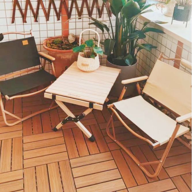 Avtoit | Deck Plank Loose Lay Wood Floor Tiles Garden Outdoor Flooring