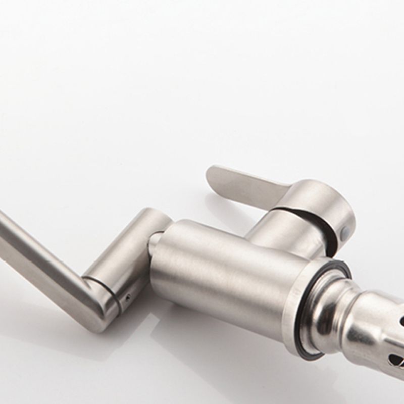 Avtoit | Swivel Spout Bathroom Faucet Single Hole Basin Faucet with Lever Handle