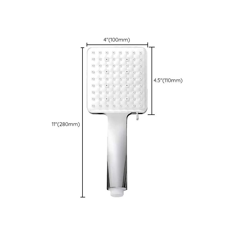 Avtoit | Contemporary Showerhead Square Handheld Showerhead in Silver