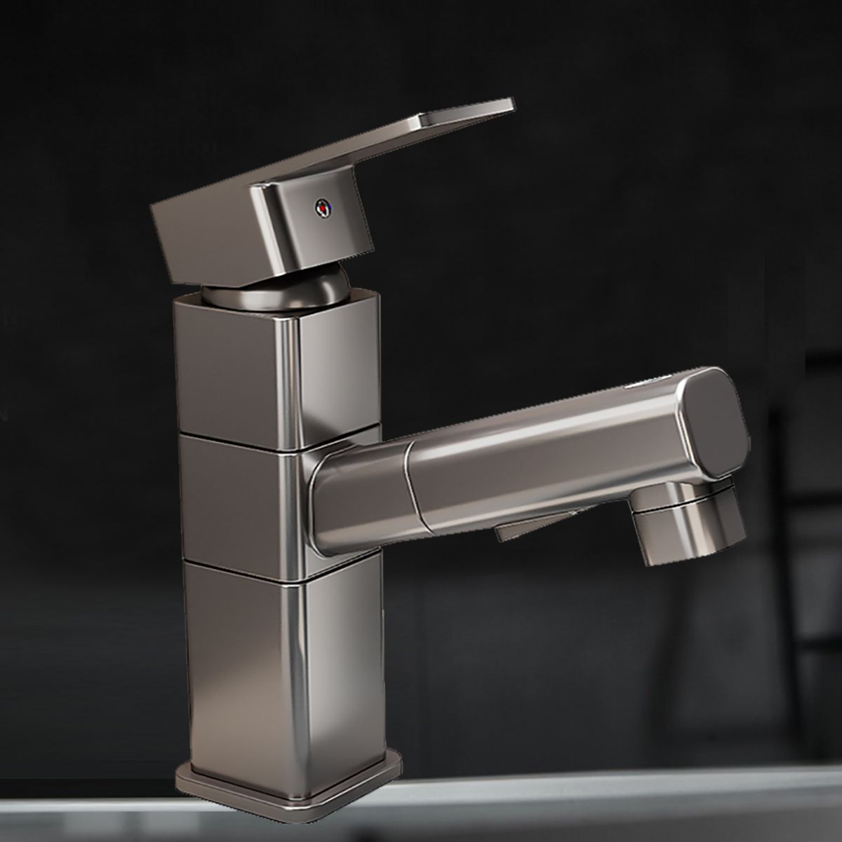 Avtoit | Contemporary bathroom sink faucet single-handle swivel spout sink faucet