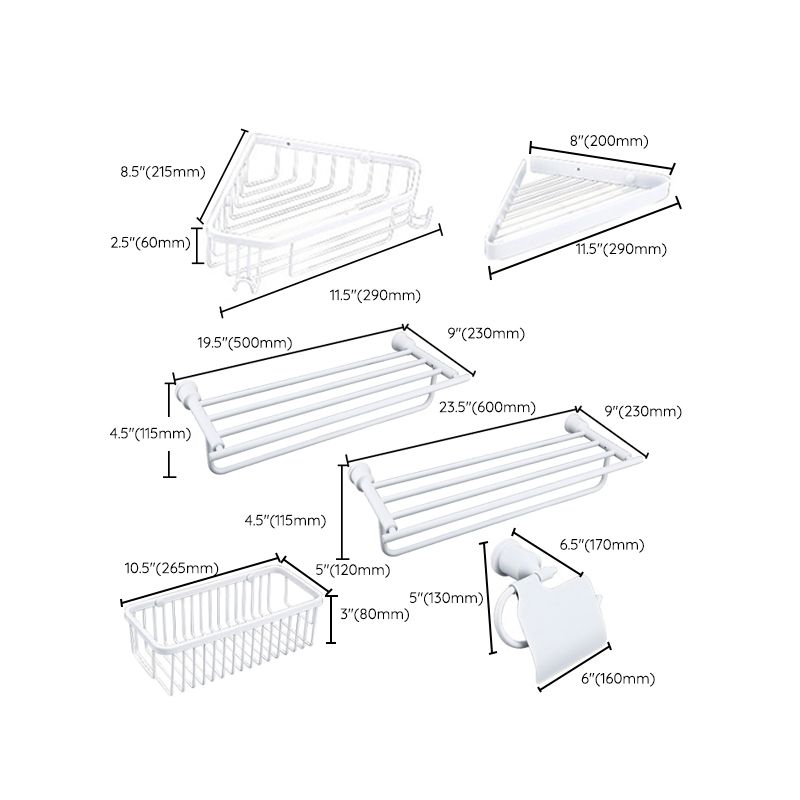 Avtoit | Contemporary white bathroom accessories as a single piece or in a set