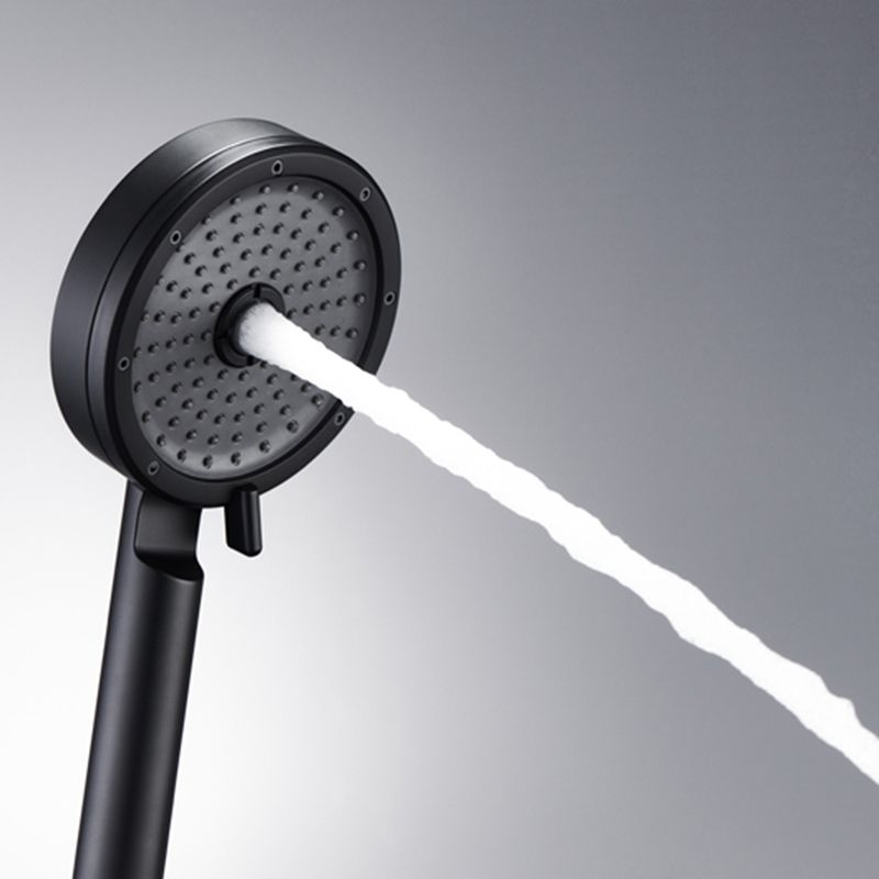 Avtoit | Matt Black Hand Shower Modern 3-Stream Round Wall Mounted Hand Shower