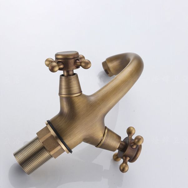 Avtoit | Button Handle Widespread Bathroom Faucet Industrial Sink Faucet