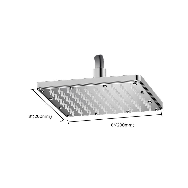 Avtoit | Modern Showerhead Combination Double Showerhead Polished Stainless Steel Wall Mounted Showerhead