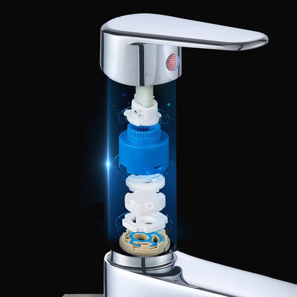 Avtoit | Modern Sink Faucet Monochrome Brass Sink Faucet for the Bathroom