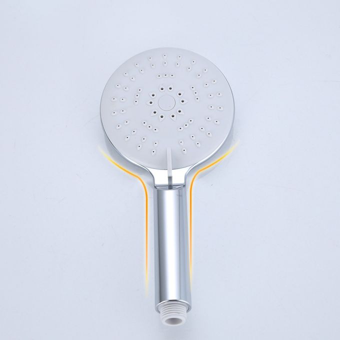 Avtoit | Silver Shower Head Combo Metal Modern 5 Spray Pattern Shower Heads